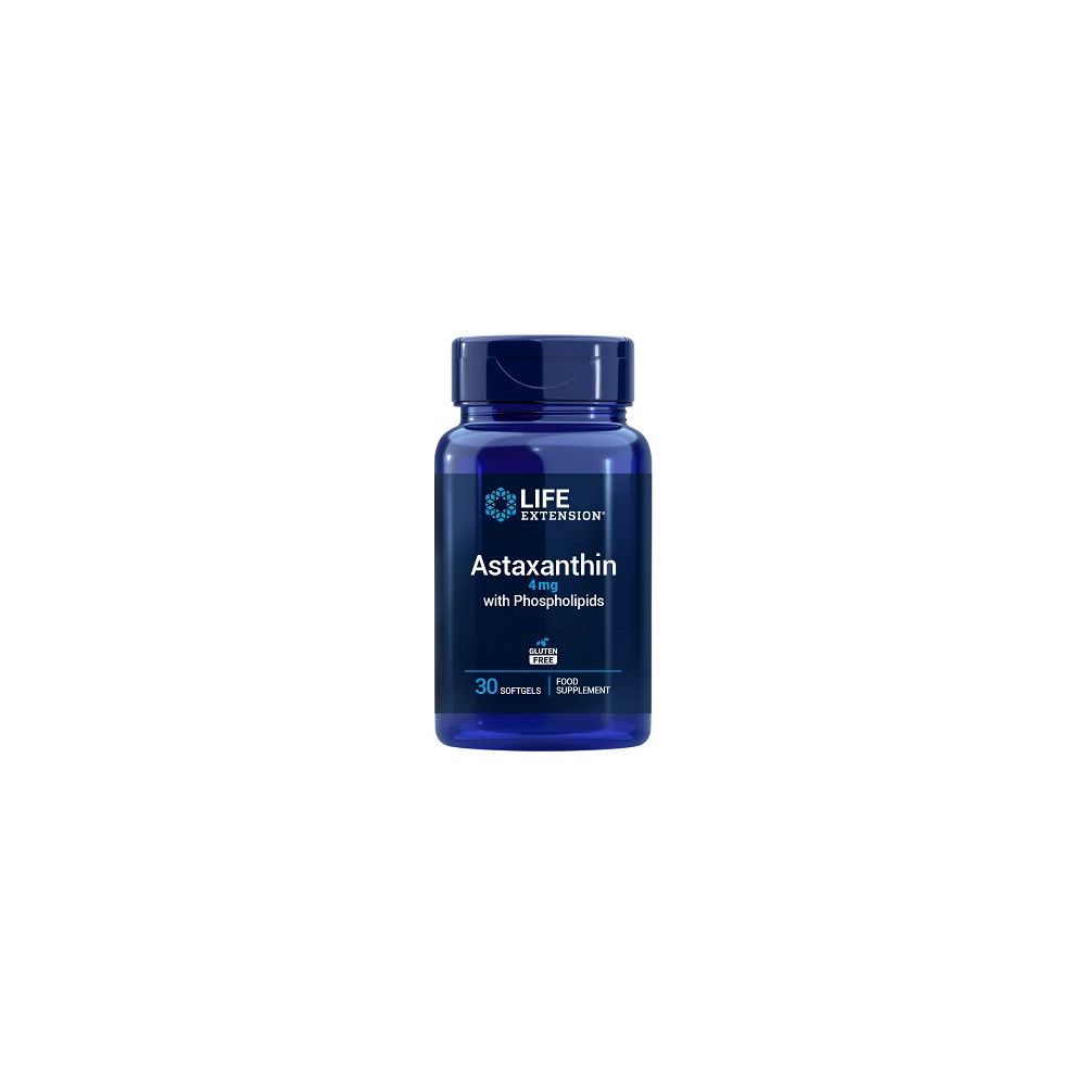 ASTAXANTHIN WITH PHOSPHOLIPIDS 4MG 30 CAP LIFE EXTENSION - Coliseum
