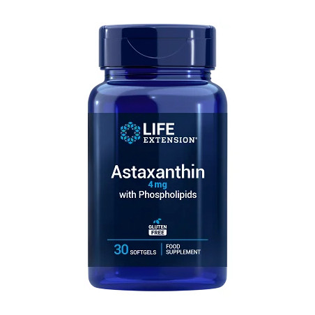 ASTAXANTHIN WITH PHOSPHOLIPIDS 4MG 30 CAP LIFE EXTENSION - Coliseum