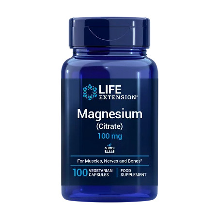 Comprar MAGNESIUM (CITRATE) 100 MG 100 VEG CAP LIFE EXTENSION online