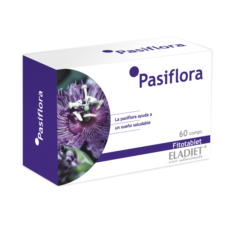 Comprar online PASIFLORA FITOTABLET 60 COMP ELADIET- Farmacia Coliseum