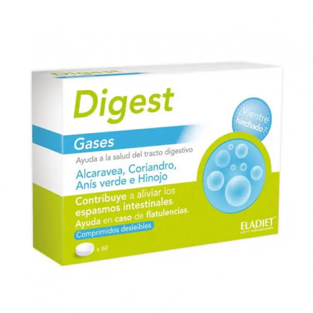 Comprar online DIGEST GASES 60 COMP ELADIET - Farmacia Coliseum