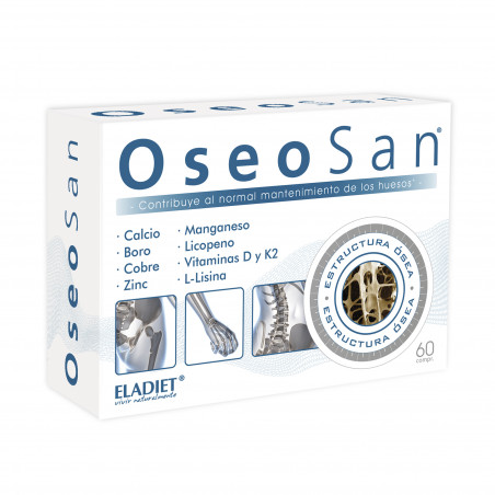 Comprar online OSEOSAN 60 CAP ELADIET - Farmacia Coliseum