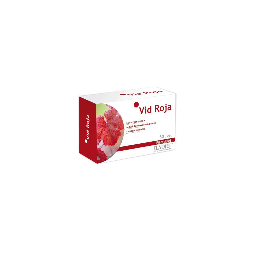 Comprar online VID ROJA FITOTABLET 60 COMP ELADIET - Farmacia Coliseum