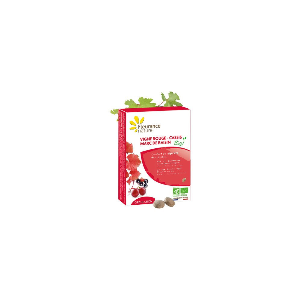 VID ROJA-GROSELLA NEGRA-UVA BIO 90 COMP FLEURANCE NATURE- Coliseum