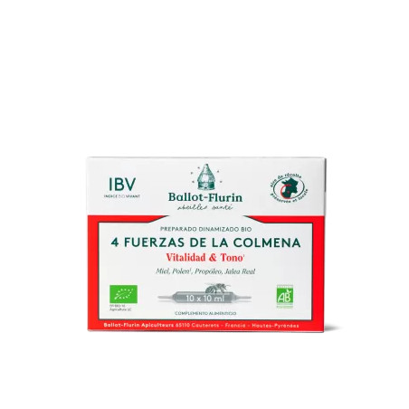 DINAMIZADO 4 FUERZAS DE LA COLMENA 10 AMPOLLAS X 10 ML BALLOT FLURIN