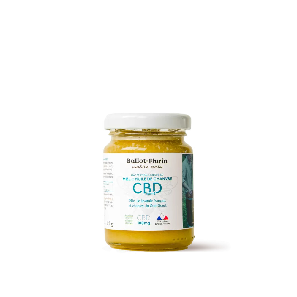 MACERACION DE MIEL BIO Y CBD TARRO DE 125 G BALLOT FLURIN - Coliseum