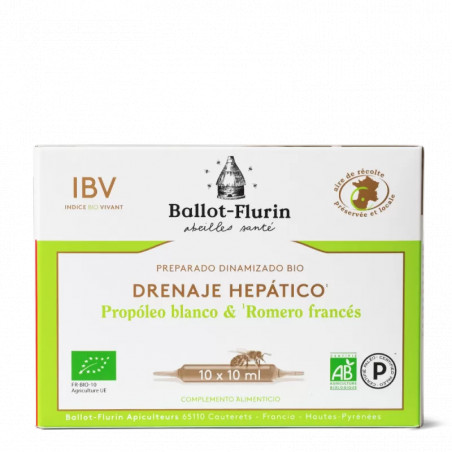 PREPARADO DINAMIZADO PROPOLEO ROMERO 10 AMPOLLAS X 10 ML BALLOT FLURIN