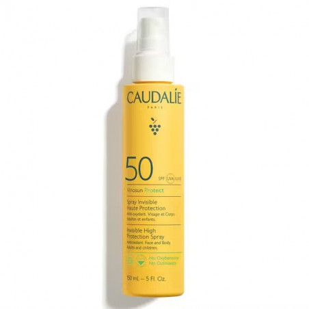 Comprar VINOSUN SPRAY INVISIBLE MUY ALTA PROTEC SPF50 150 ML CAUDALIE