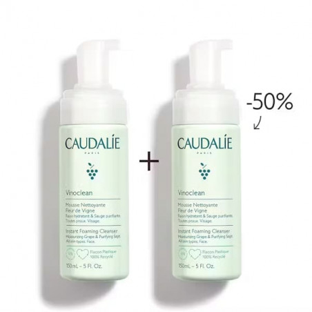 Comprar PACK DOS ESPUMAS LIMPIADORAS 150 ML CAUDALIE online