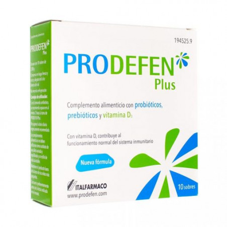 Comprar PRODEFEN PLUS 10 SOBRES PRE Y PROBIOTICOS online - Coliseum