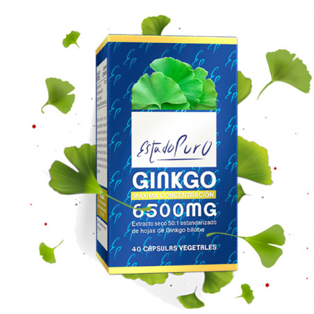 Comprar online GINKGO 6500 MG 80 CAP ESTADO PURO TONGIL - Farmacia Coliseum