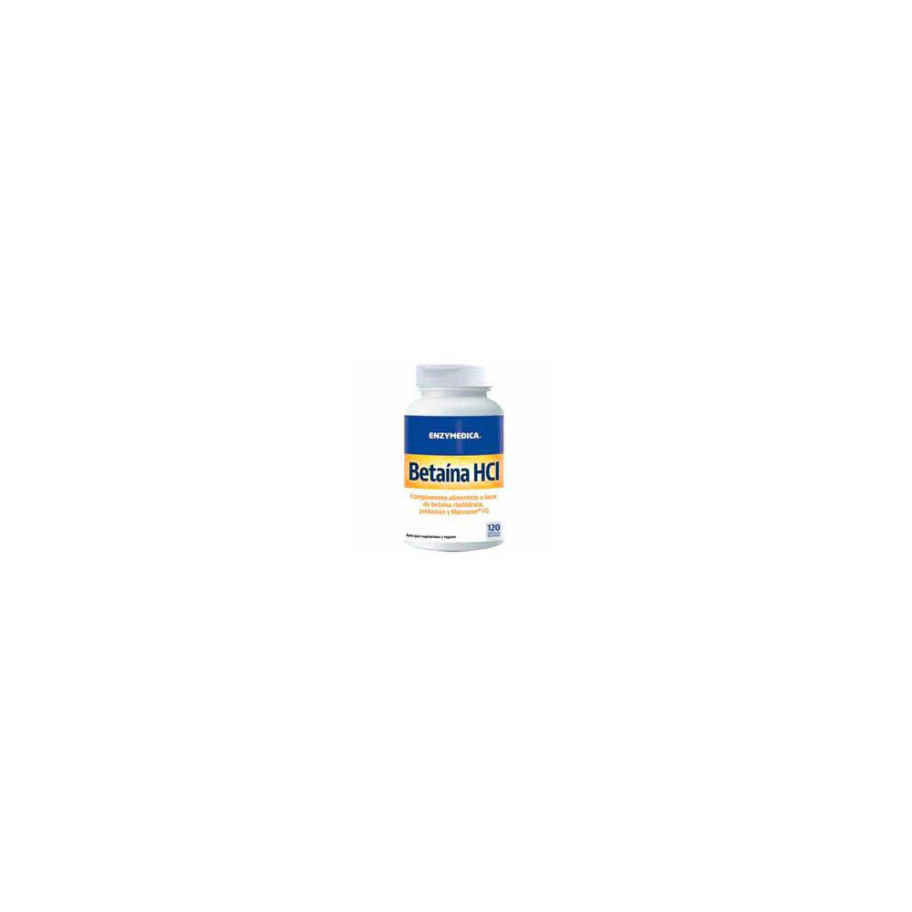 Comprar BETAINA HCL 120 VCAP ENZYMEDICA online - Farmacia Coliseum