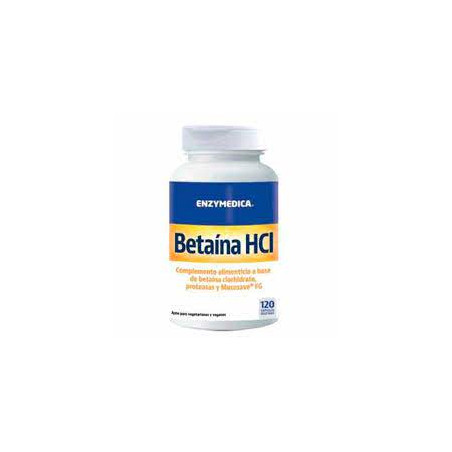 Comprar BETAINA HCL 120 VCAP ENZYMEDICA online - Farmacia Coliseum