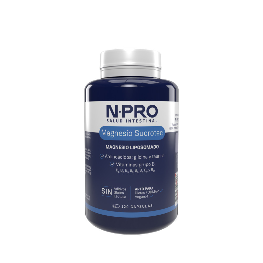 Comprar online NPRO MAGNESIO SUCROTEC 120 CAP NATURAL PROBIOTICS
