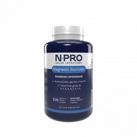 Comprar online NPRO MAGNESIO SUCROTEC 120 CAP NATURAL PROBIOTICS