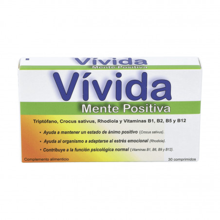 Comprar VIVIDA MENTE POSITIVA 30 COMP BIOSERUM - Farmacia Coliseum