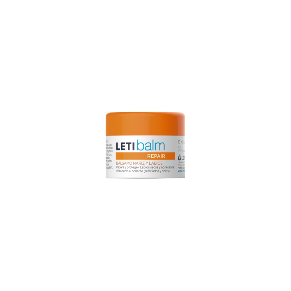 LETIBALM REPAIR PEDIAT BALSAMO NARIZ LABIOS TARRO 10 ML - Coliseum