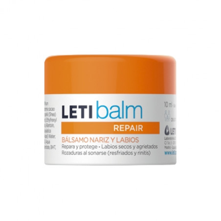 LETIBALM REPAIR PEDIAT BALSAMO NARIZ LABIOS TARRO 10 ML - Coliseum