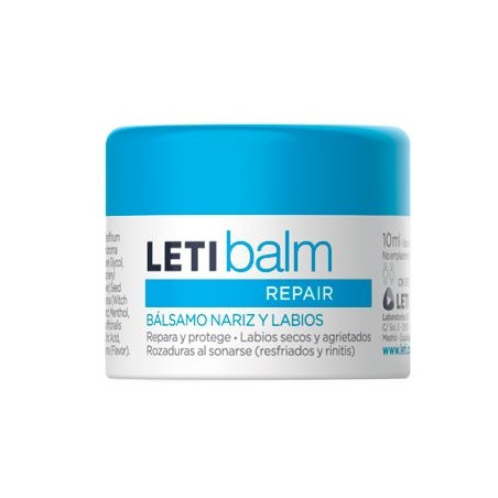 Comprar LETIBALM REPAIR BALSAMO NARIZ LABIOS TARRO 10 ML- Coliseum