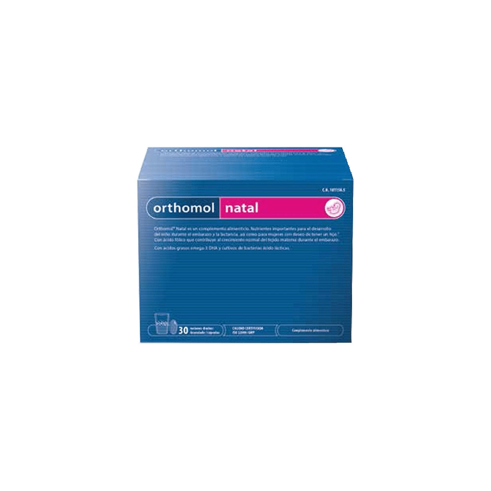 Comprar ORTHOMOL NATAL 30 SOBRES 30 CAP COBAS online - Coliseum