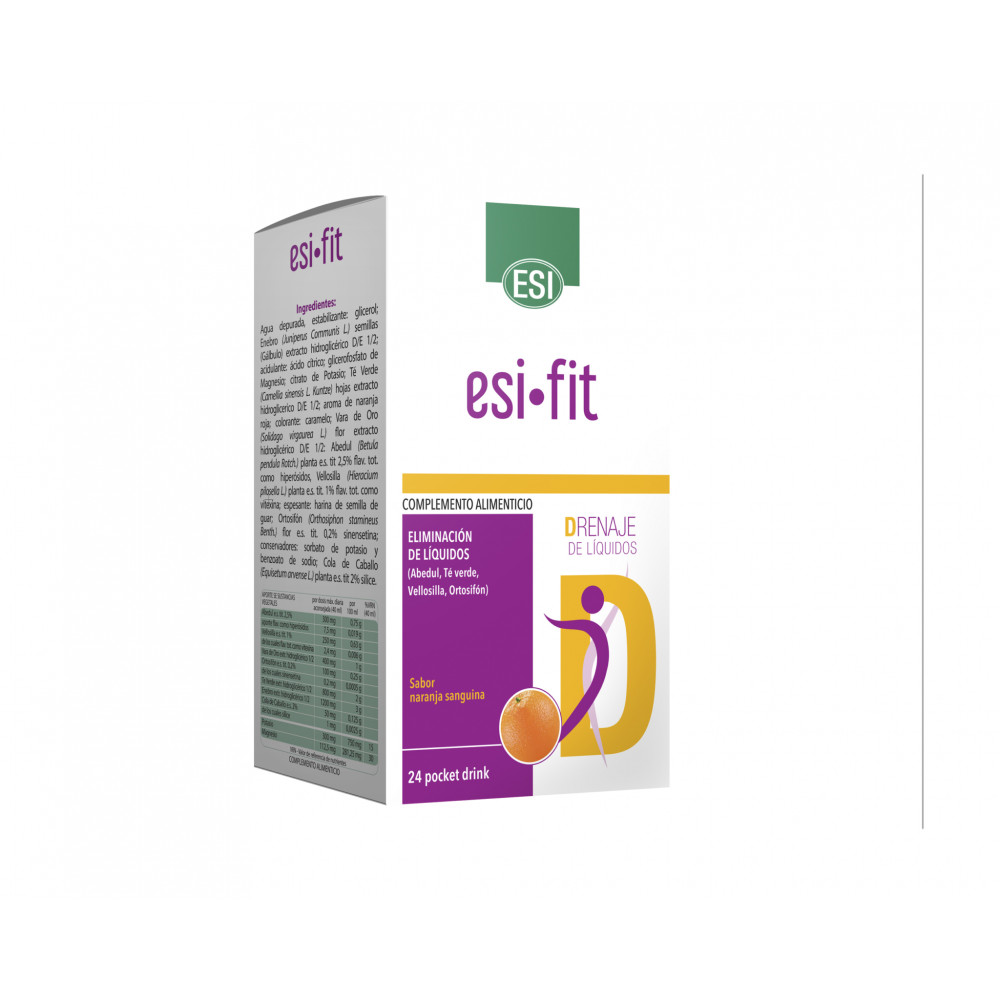 Comprar online ESI FIT DRENA POCKET DRINK 24 SOBRES TREPAT DIET