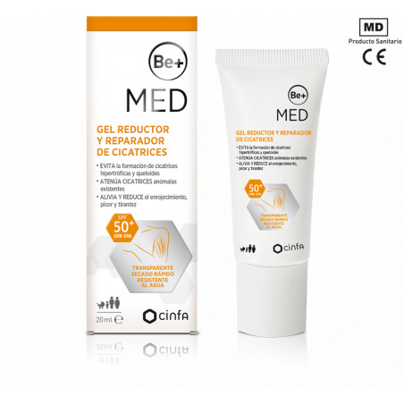 BE+ GEL REDUCT Y REPARADOR CICATRICES Y PROTECCION SOLAR 20 ML CINFA