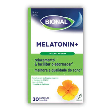 Comprar MELATONIN+ 30 CAP BIONAL online - Farmacia Coliseum