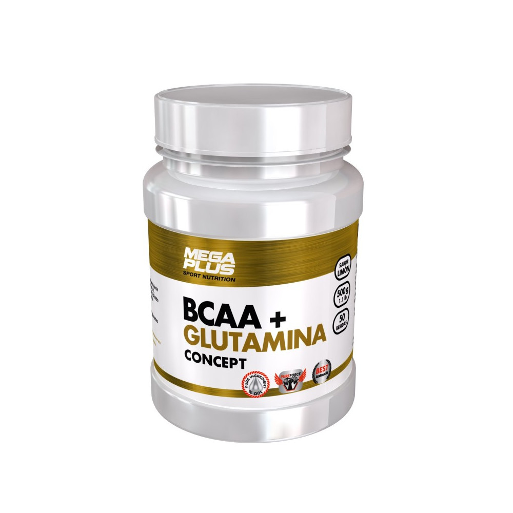BCAA GLUTAMINA CONCEPT TROPICAL 500 GR MEGA PLUS ARTESANI AGRICOLA