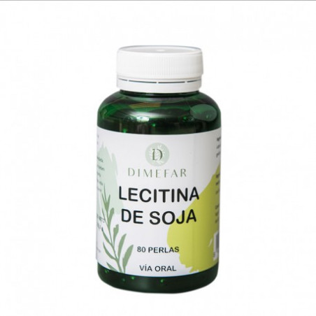 Comprar LECITINA DE SOJA 80 PERLAS DIMEFAR online - Farmacia Coliseum
