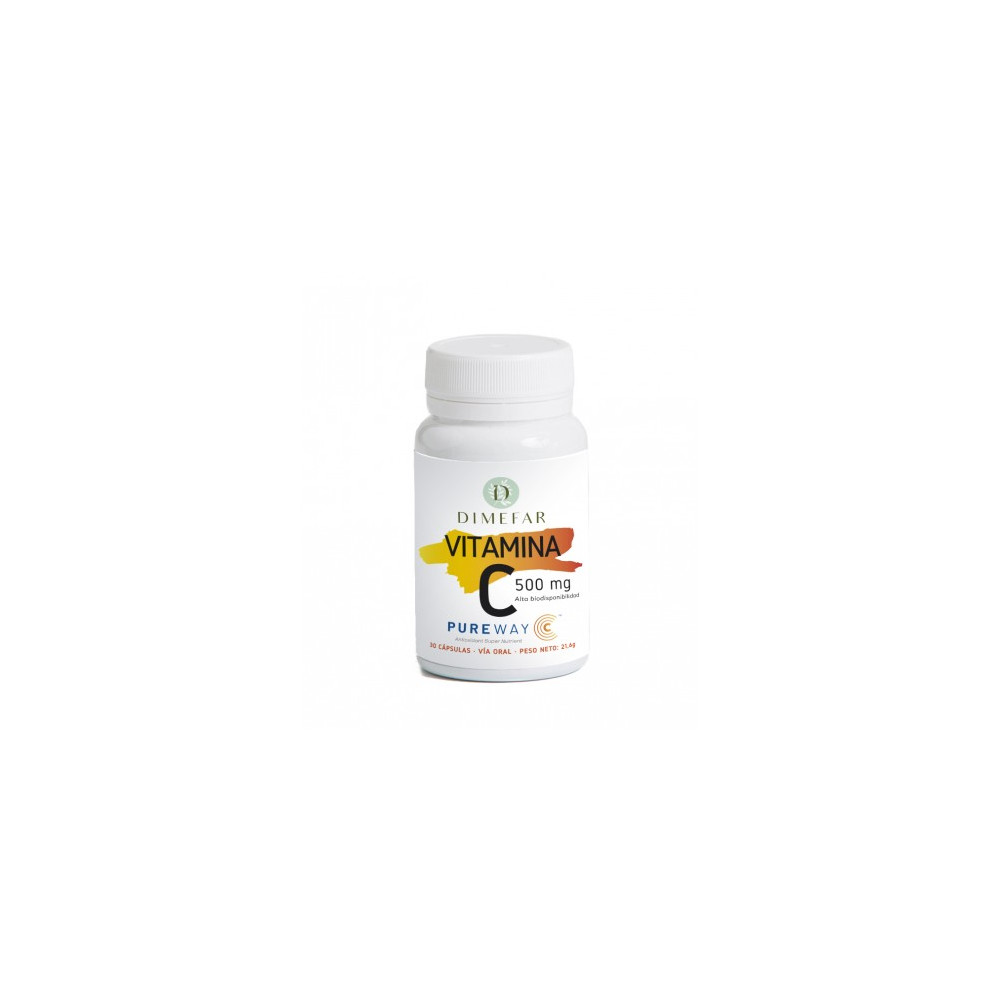Comprar VITAMINA C 500 MG 30 CAP DIMEFAR online - Farmacia Coliseum