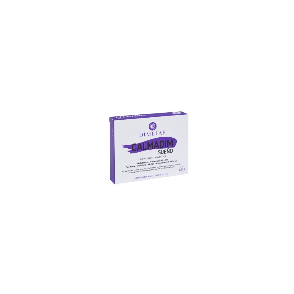 Comprar online CALMADIM SUEÑO 30 COMP DIMEFAR - Farmacia Coliseum
