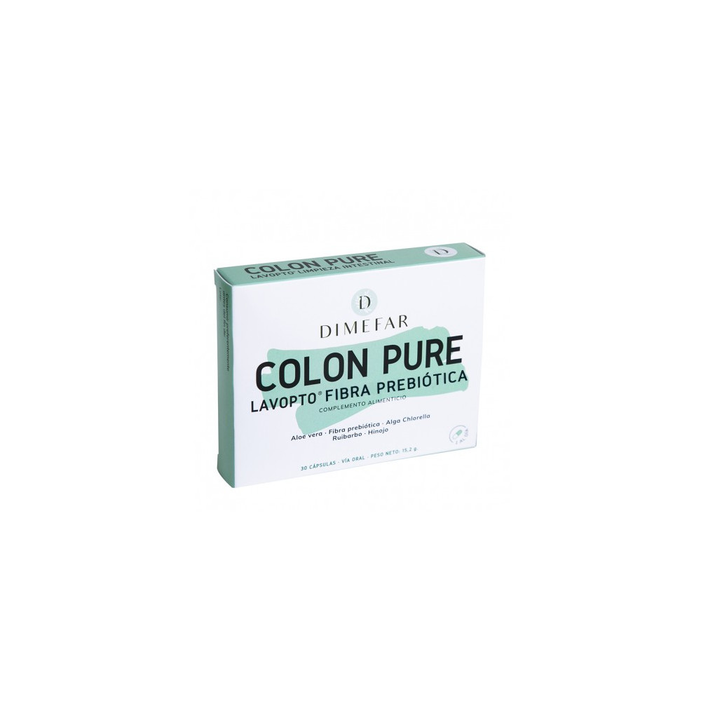 Comprar online COLON PURE - LAVOPTO 30 CAP DIMEFAR - Farmacia Coliseum