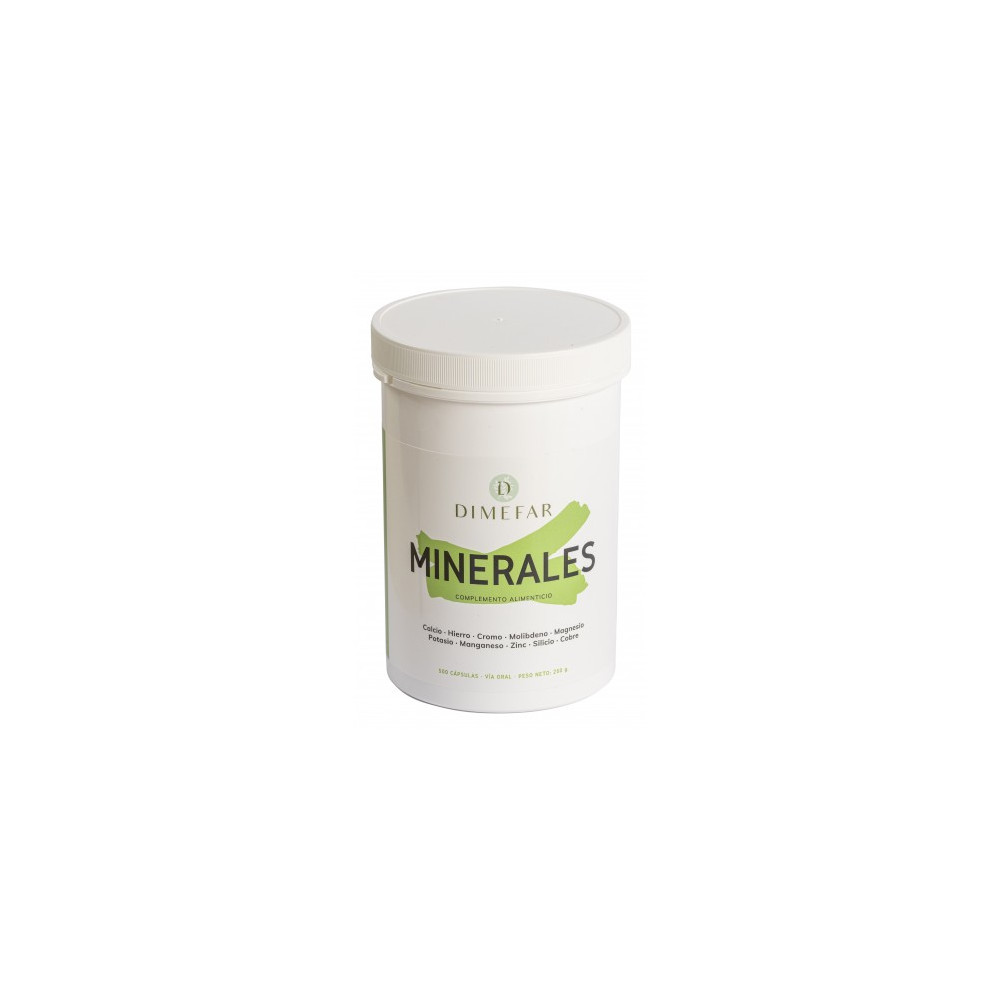 Comprar online MINERALES 500 CAP DIMEFAR - Farmacia Coliseum