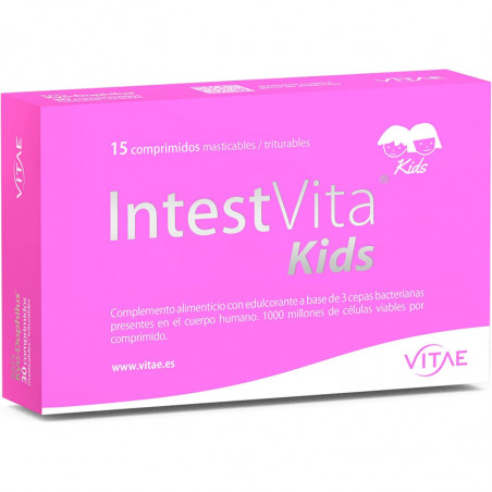 Comprar INTESTVITA KIDS 15 COMPRIMIDOS VITAE online- Farmacia Coliseum