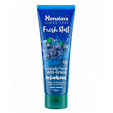 LIMPIADOR FACIAL FRESH START ARANDANO 100 ML PIEL GRASA HIMALAYA