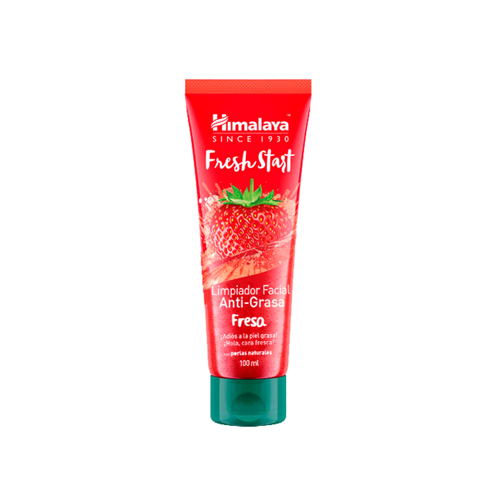 LIMPIADOR FACIAL FRESH START FRESA PIEL GRASA 100 ML HIMALAYA-Coliseum