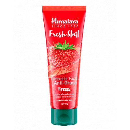 LIMPIADOR FACIAL FRESH START FRESA PIEL GRASA 100 ML HIMALAYA-Coliseum