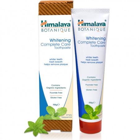 Comprar online DENTIFRICO BOTANIQUE BLANQUEADOR PEPPERMIN 150 GR HIMALAYA - Farmacia Coliseum