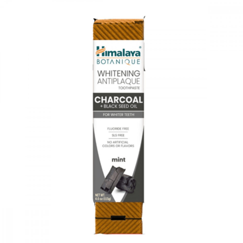 DENTIFRICO BOTANIQUE BLANQUEADOR CARBON SEMILLA NEGRA 113 GR HIMALAYA