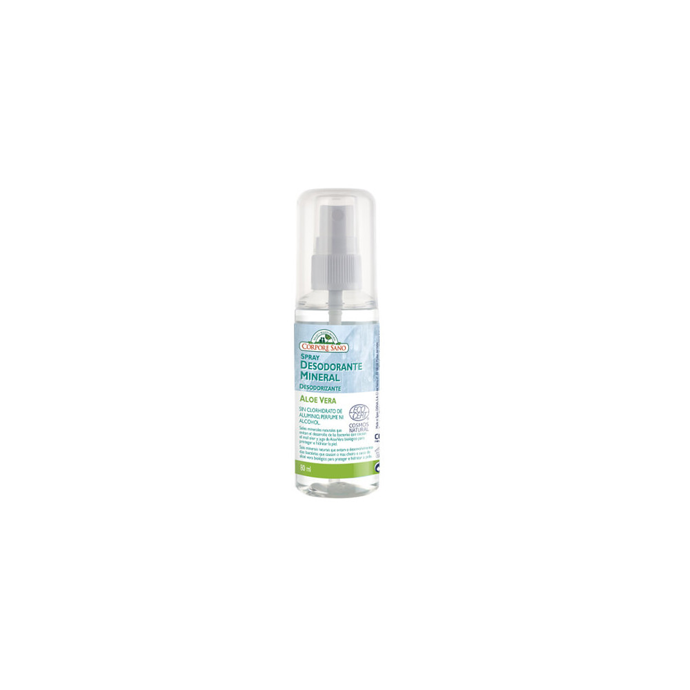 Comprar CORPORE SANO DESODORANTE MINERAL ALUMBRE ALOE 80 ML SPRAY