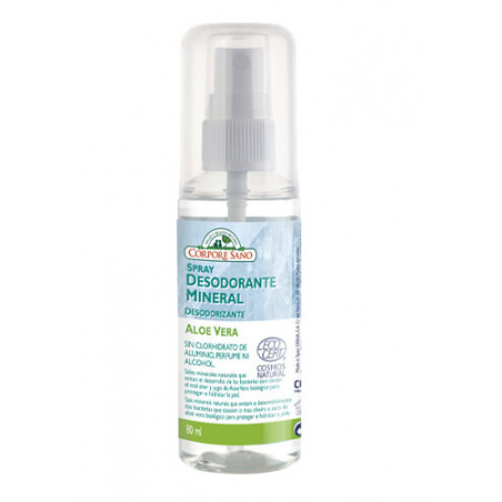 Comprar CORPORE SANO DESODORANTE MINERAL ALUMBRE ALOE 80 ML SPRAY