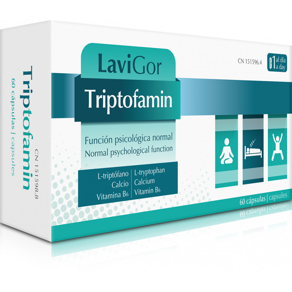 Comprar online TRIPTOFAMIN 60 CAP LAVIGOR - Farmacia Coliseum