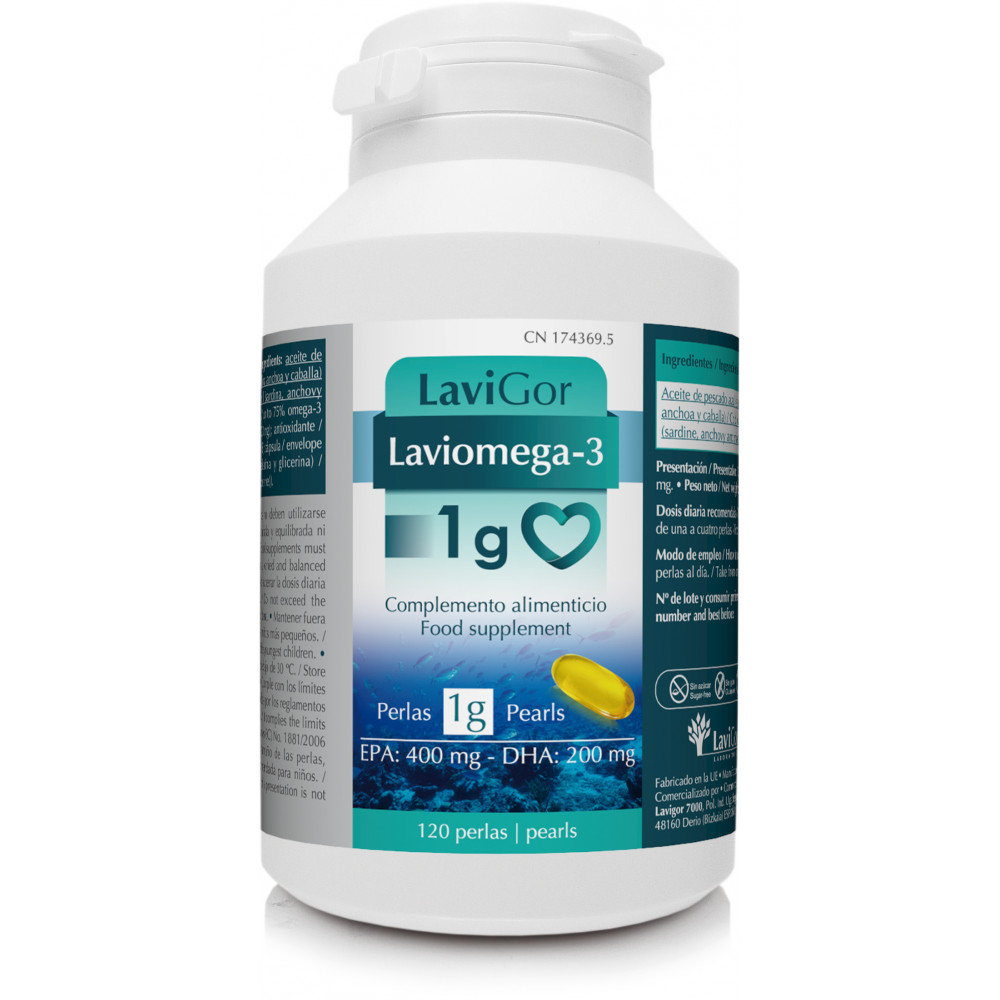 Comprar online LAVIOMEGA 3 120 PERLAS LAVIGOR - Farmacia Coliseum
