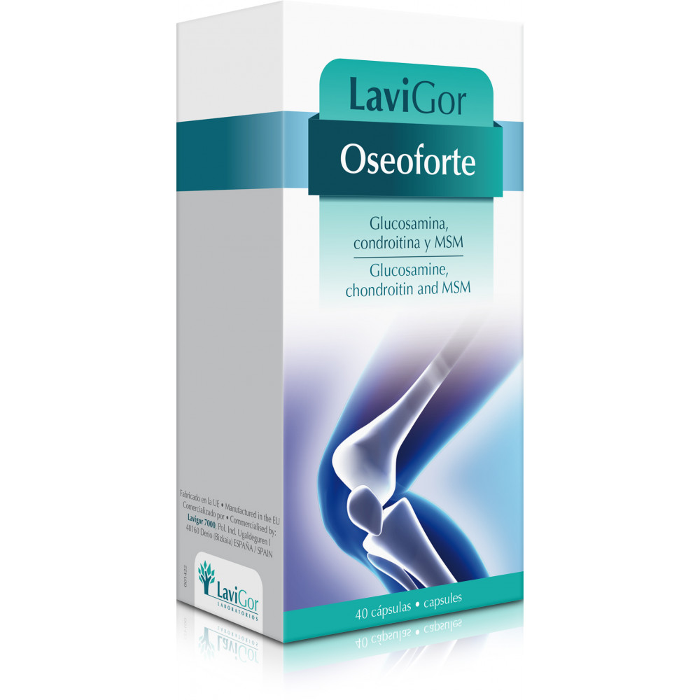 Comprar online Oseoforte 40 cápsulas LaviGor - Farmacia Coliseum