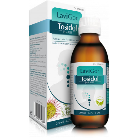 Comprar online TOSIDOL JARABE 200 ML LAVIGOR - Farmacia Coliseum