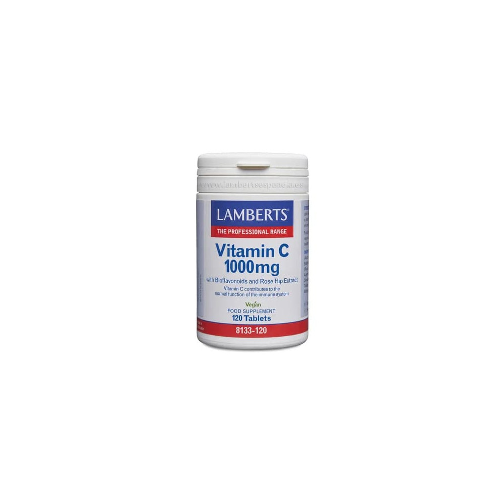 Comprar online VITAMINA C 1000MG CON BIOFLAVONOIDES 120 COMP LAMBERTS
