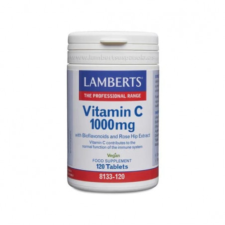 Comprar online VITAMINA C 1000MG CON BIOFLAVONOIDES 120 COMP LAMBERTS