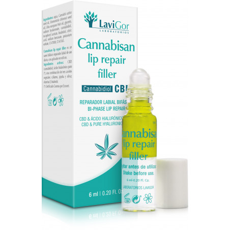 Comprar CANNABISAN LIP REPAIR FILLER 1 ROLL ON 6 ML LAVIGOR online - Farmacia Coliseum
