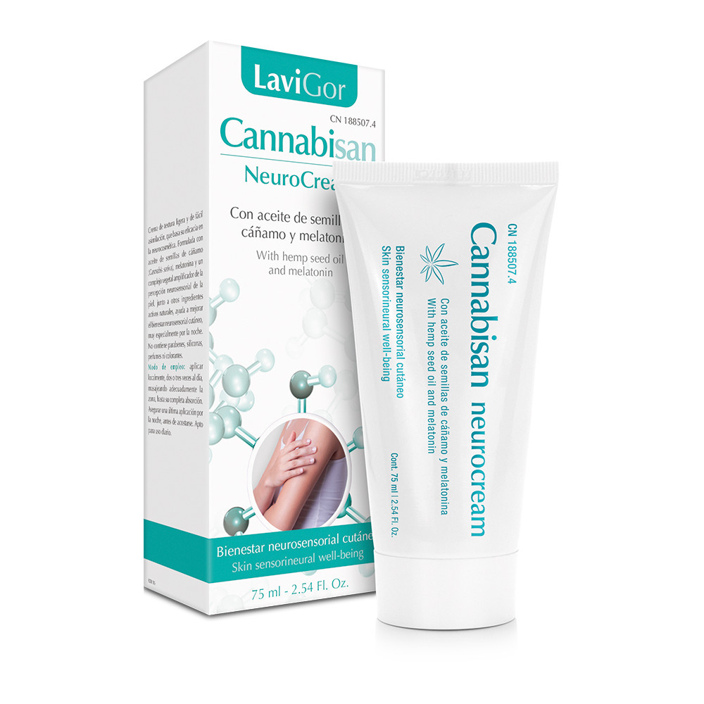 Comprar CANNABISAN NEUROCREAM 75 ML LAVIGOR online - Farmacia Coliseum