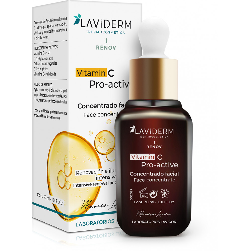 Comprar LAVIDERM VITAMIN C PRO-ACTIVE 30 ML LAVIGOR online - Coliseum
